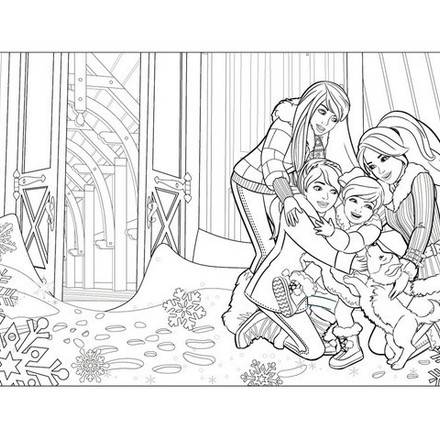 BARBIE in a PERFECT CHRISTMAS coloring pages - 16 online Mattel dolls