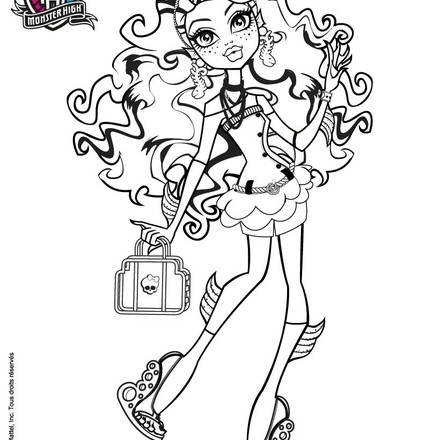 Monster High : Coloring pages, Free Online Games, Videos for kids, Kids
