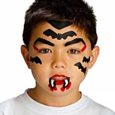 HALLOWEEN face paintings for kids - 16 easy step by step face painting ...
