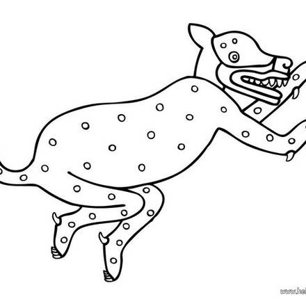 PREHISPANIC ANIMAL coloring pages - 18 free ANIMALS coloring pages ...