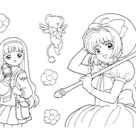 SAKURA coloring pages - Coloring pages - Printable Coloring Pages ...