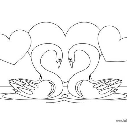 Swan : Coloring pages, Reading & Learning, Kids Crafts and Activities ...