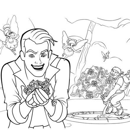 Barbie THE PRINCESS & THE POPSTAR coloring pages - coloring for girls