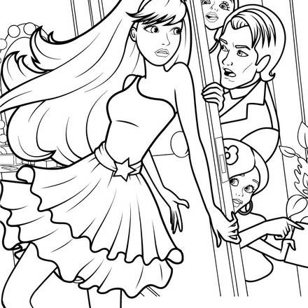 Barbie coloring pages - Hellokids.com