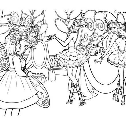 Barbie coloring pages - Hellokids.com