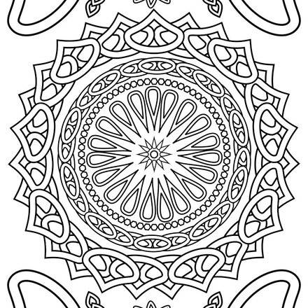 Mandalas for ADVANCED - Coloring pages - Printable Coloring Pages ...