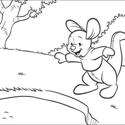 roo coloring page transparent png the new adventures of winnie the pooh