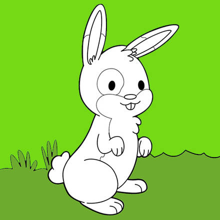 RABBIT Coloring Pages - 2 free Pets and animals coloring pages & online ...