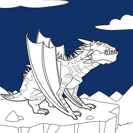Fantasy coloring pages - Hellokids.com
