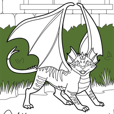 Fantasy coloring pages - Hellokids.com