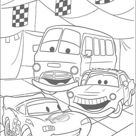 Cars coloring pages - 52 free Disney printables for kids to color online