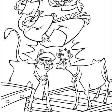 Home on the Range coloring book pages - 54 free Disney printables for ...