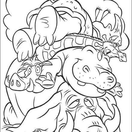 The Lion King coloring pages - 100 free Disney printables for kids to ...