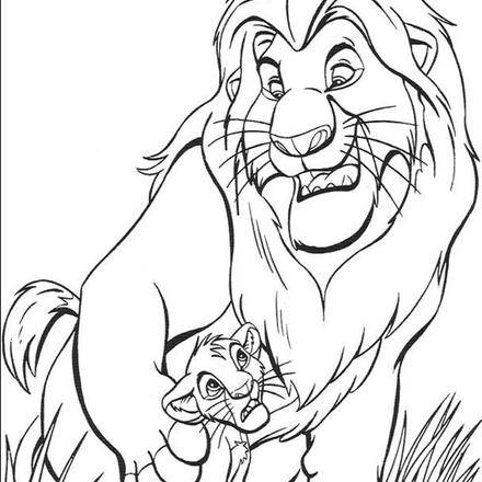 The Lion King coloring pages - 100 free Disney printables for kids to ...