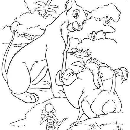 The Lion King coloring pages - 100 free Disney printables for kids to ...