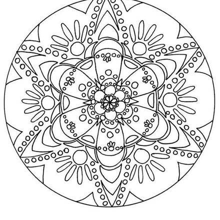 Mandalas for ADVANCED - Coloring pages - Printable Coloring Pages ...