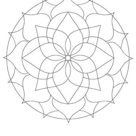 Mandalas for BEGINNERS - Coloring pages - Printable Coloring Pages ...