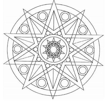 Mandalas for BEGINNERS - Coloring pages - Printable Coloring Pages ...