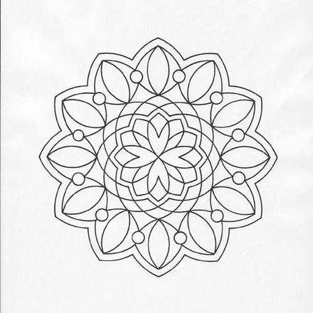 Mandalas for BEGINNERS - Coloring pages - Printable Coloring Pages ...