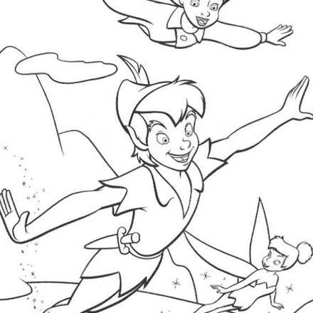 Peter Pan coloring pages - 33 free Disney printables for kids to color ...