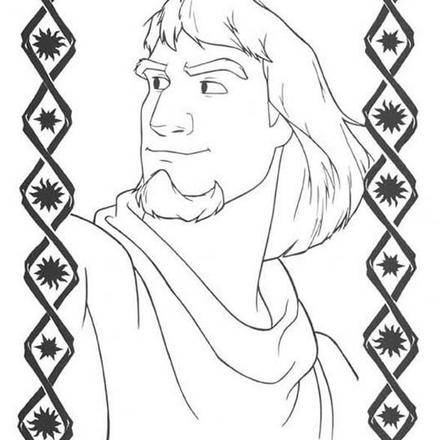 coloring pages phoebus the hunchback of notre dame