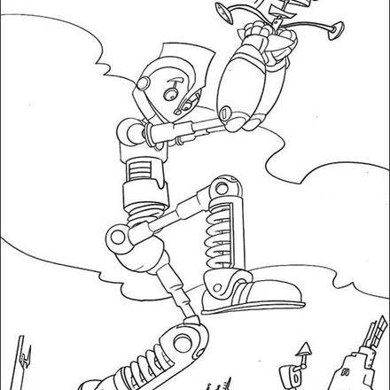 ROBOTS coloring pages - 24 Movies online coloring sheets and printables