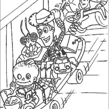 Toy Story coloring book pages - 53 free Disney printables for kids to ...