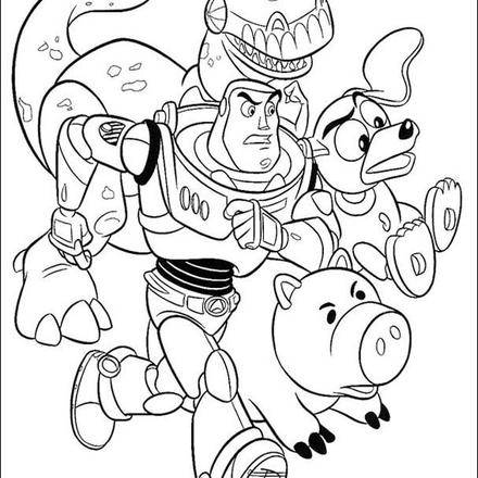 Toy Story coloring book pages - 53 free Disney printables for kids to ...