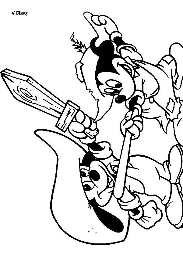 Sword Fighting Coloring Pages 3