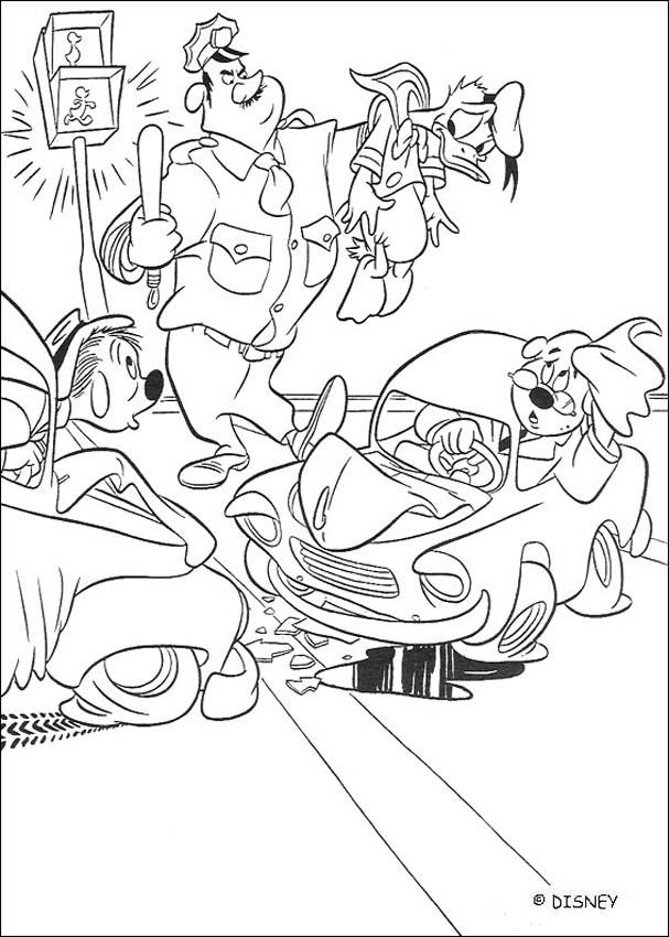 Car Crash Coloring Pages 10