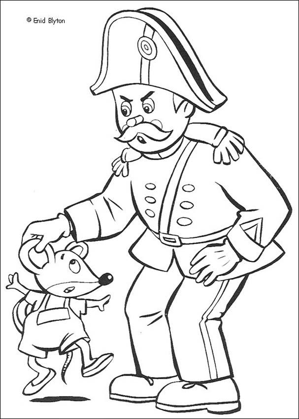 Mr. plod and clockwork mouse coloring pages - Hellokids.com
