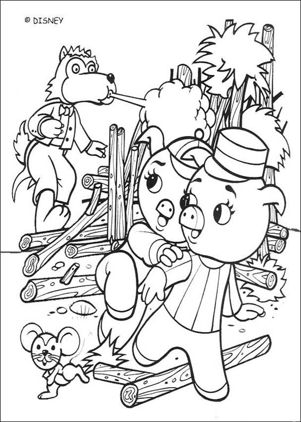 Destroyed Home Coloring Pages 1