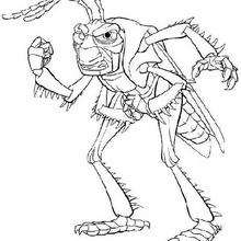 A bug's life 18 - Coloring page - DISNEY coloring pages - A Bugs life coloring pages