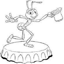A bug's life 19 - Coloring page - DISNEY coloring pages - A Bugs life coloring pages
