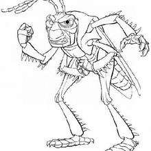 A bug's life  3 - Coloring page - DISNEY coloring pages - A Bugs life coloring pages