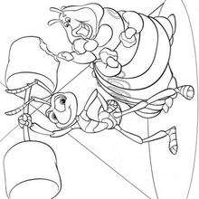 A bug's life  8 - Coloring page - DISNEY coloring pages - A Bugs life coloring pages
