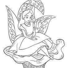Alice 10 - Coloring page - DISNEY coloring pages - Alice in Wonderland coloring pages