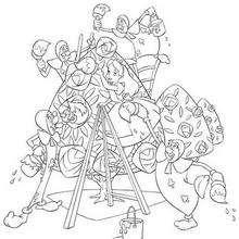 Alice  7 - Coloring page - DISNEY coloring pages - Alice in Wonderland coloring pages