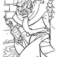 Nasty Rasputin - Coloring page - MOVIE coloring pages - ANASTASIA coloring pages