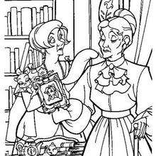 Marie - Coloring page - MOVIE coloring pages - ANASTASIA coloring pages