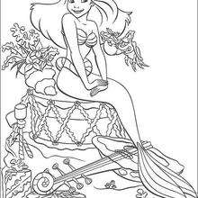 The Little Mermaid - Coloring page - DISNEY coloring pages - The Little Mermaid coloring pages