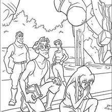 Atlantis 13 - Coloring page - DISNEY coloring pages - Atlantis : The lost Empire coloring book pages