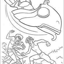 Atlantis 15 - Coloring page - DISNEY coloring pages - Atlantis : The lost Empire coloring book pages