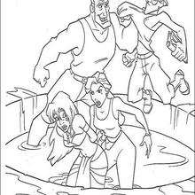 Atlantis 19 - Coloring page - DISNEY coloring pages - Atlantis : The lost Empire coloring book pages