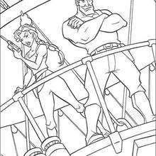 Atlantis 23 - Coloring page - DISNEY coloring pages - Atlantis : The lost Empire coloring book pages