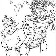 Atlantis 33 - Coloring page - DISNEY coloring pages - Atlantis : The lost Empire coloring book pages