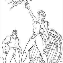 Atlantis 38 - Coloring page - DISNEY coloring pages - Atlantis : The lost Empire coloring book pages