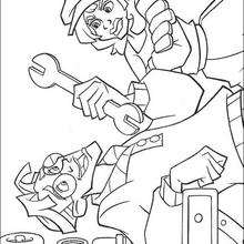 Atlantis  4 - Coloring page - DISNEY coloring pages - Atlantis : The lost Empire coloring book pages