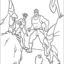 Atlantis 41 - Coloring page - DISNEY coloring pages - Atlantis : The lost Empire coloring book pages