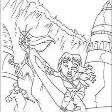 Atlantis  9 - Coloring page - DISNEY coloring pages - Atlantis : The lost Empire coloring book pages